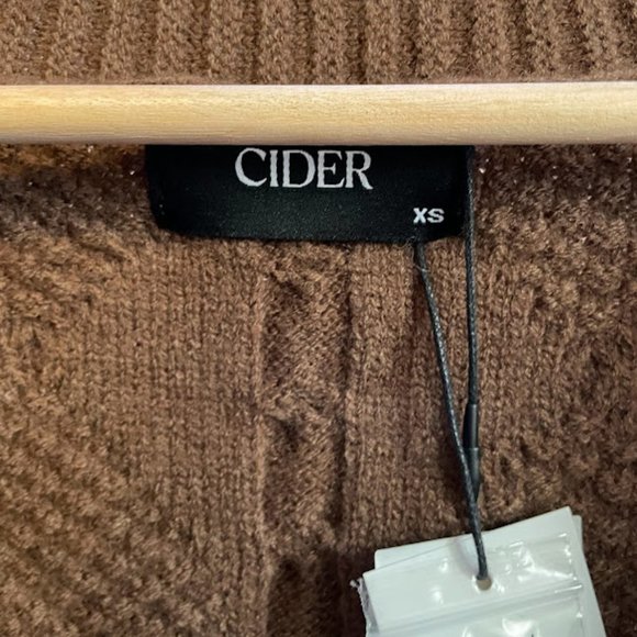 Cider Brown Knit Cardigan - Picture 3 of 3